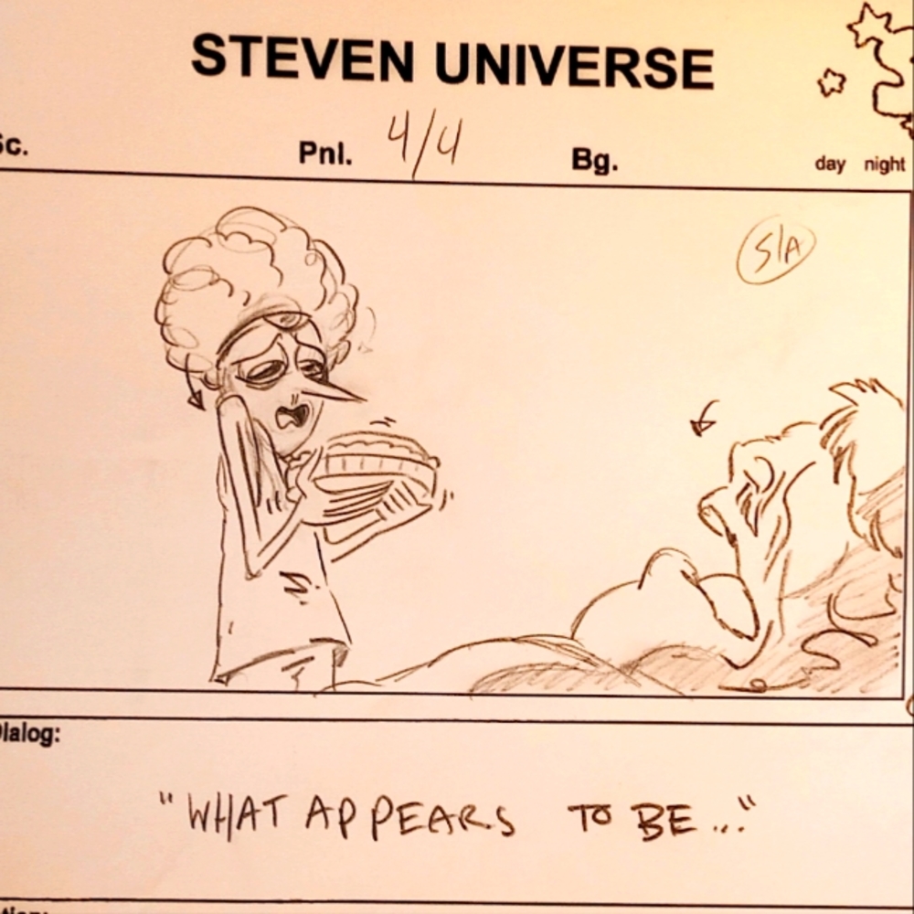 SU So Many Birthdays "Pearl's Pie No 3" Production Storyboard - Raven M